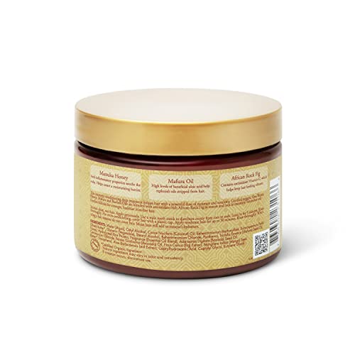 SheaMoisture Deep Conditioning Hair Masque with Manuka Honey & Mafura Oil for Dry, Broken Hair - Intensive Hydration Therapy, 11.5 oz